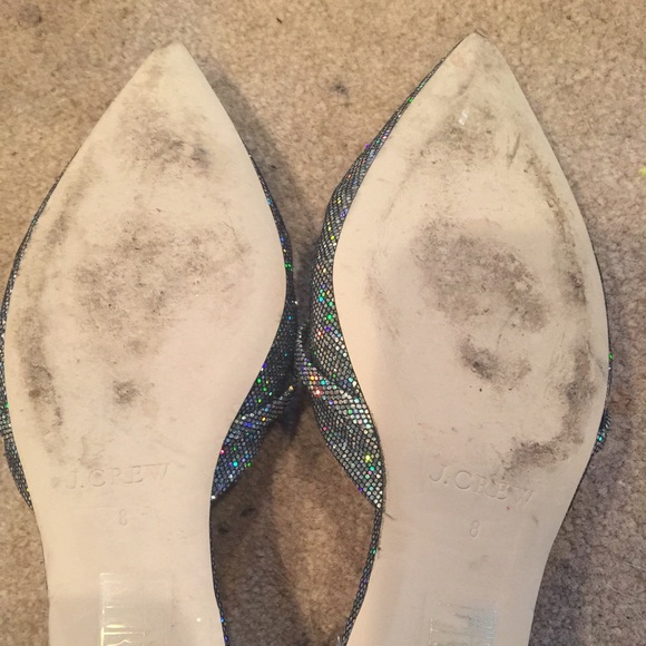 J CREW SILVER HOLOGRAM FLATS - Picture 4 of 4